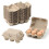 15 Pack 6 Egg Cartons Bulk Value, EcoFriendly Reusable Pulp Holders with Secure Clasp for Storage 1