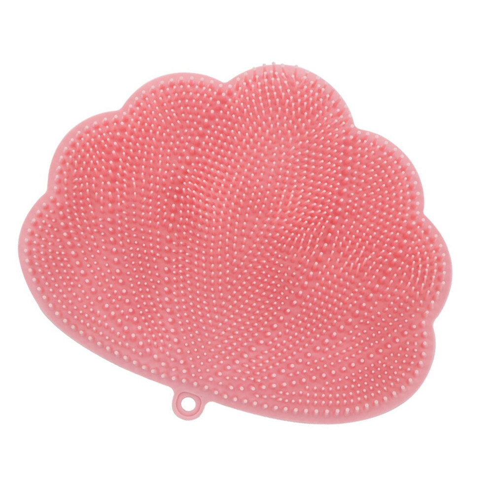 Silicone Back Scrubber Foot Massager Pad With SlipProof Suction Cups For Bath And Shower FullBody Exfoliation Hygienic