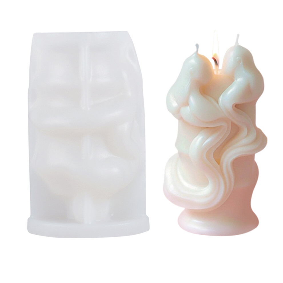 DIY Castings Molds Candle Mould Silicone Craft 3D-Human body B