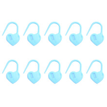 1000 Pcs Heart Shaped Stitching Markers Locking-Sky Blue