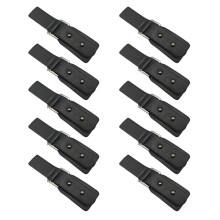 10Pcs Sew On Toggles Closures Leather Toggles Snap-Black