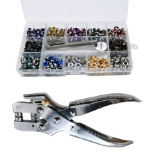 700x Eyelet Set 12 Colors Eyelet Pliers Set Grommet Tool Set for