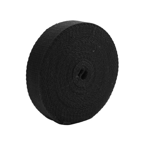 25mm Wide Cotton Webbing Strap for Bag Handle 50Yard-Black