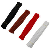 300/400/500PCS Multicolor Pipe Cleaners 30cmx6mm Plush-Set one