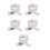 5 Pcs Quilt Zippers Multifunctional-1.5m Double headed nylon 5