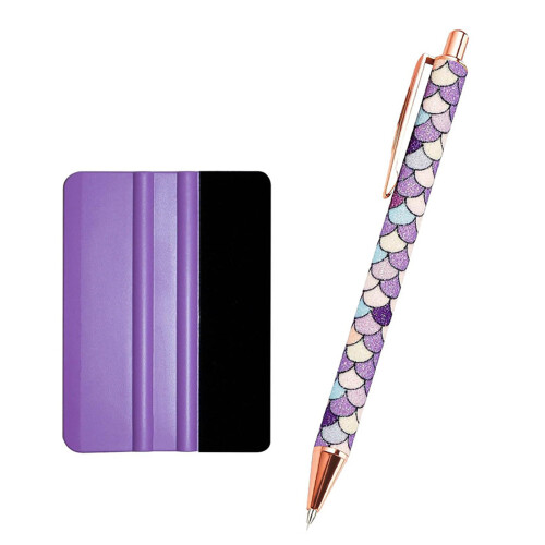Weeding Tool for Vinyls Retractable Air Release Weeding-Purple