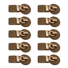 Leather Sew On Toggles Button Fasteners For- yellow