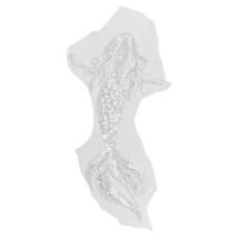 Embroidery Fish Patches Sew on Fabric Patches Embroidery Sequins