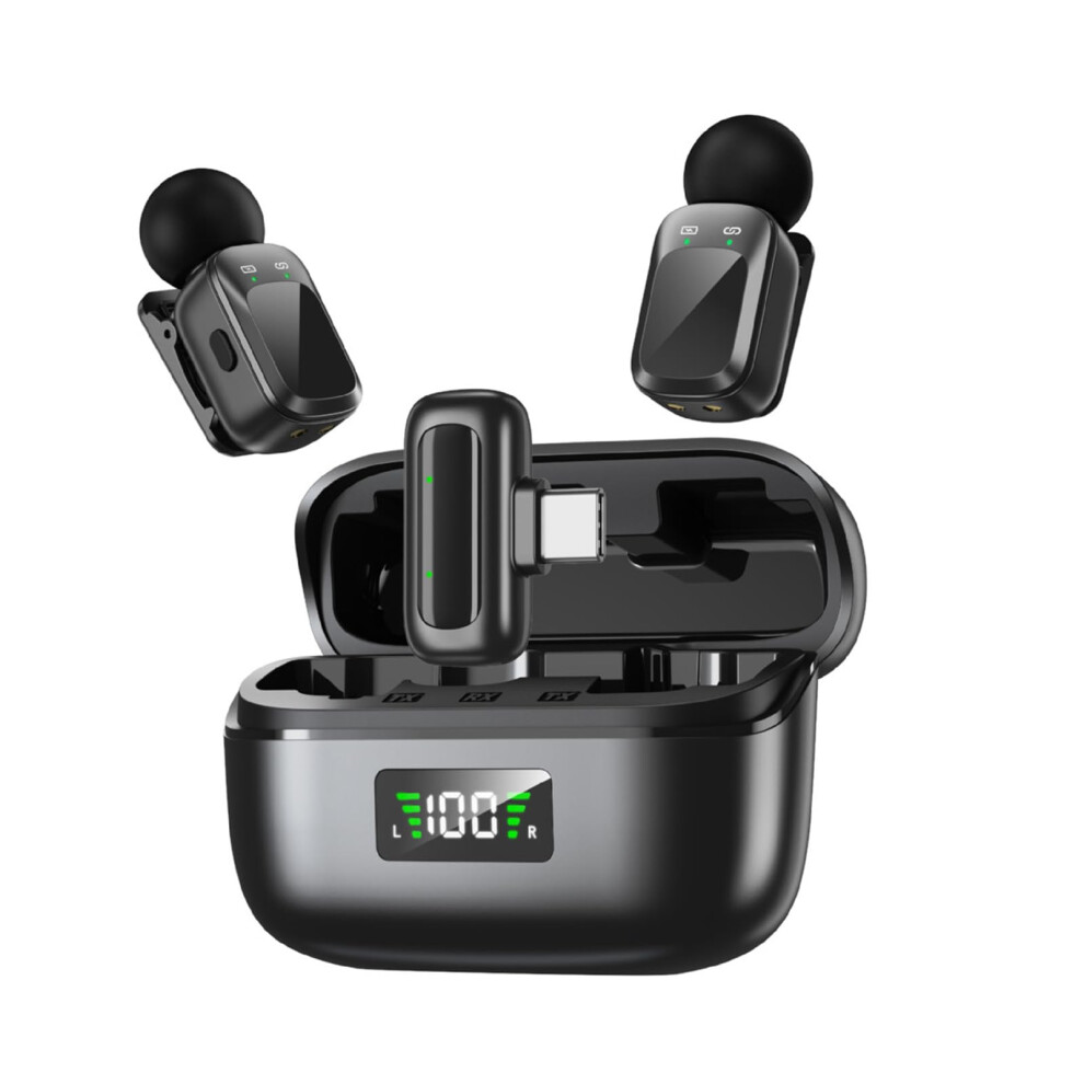 Wireless Lavalier Microphone With Ai Noise Reduction, 30H Battery, For Smartphones And Cameras 9094768937129