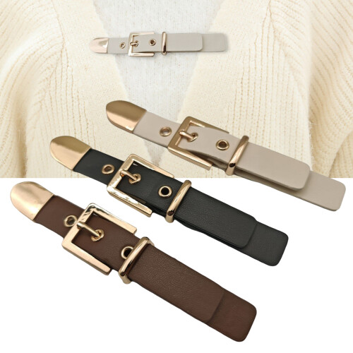 10 Pcs Sew-on Toggles Closures Jackets Buckles Sewing-Bee white 1