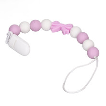 Speencliphouder voor baby's (meisjes en jongens), gemaakt van voedselveilig siliconen (BPA-vrij), zacht en duurzaam, schattig ontwerp, universele