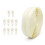 #3 Nylon Coil Zippers Kits Zippers Pull Head Zippers-Beige 1