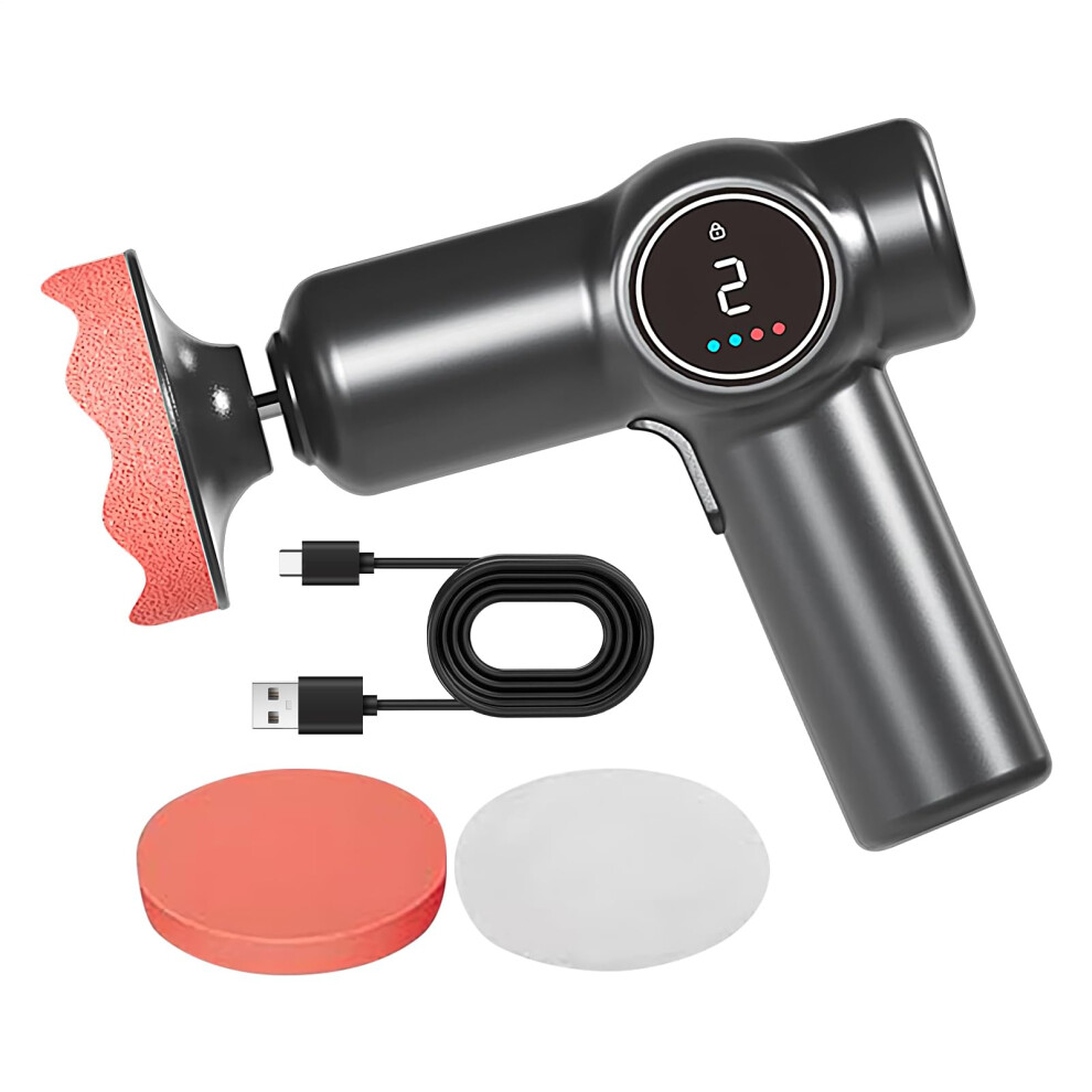 Cordless Car Polisher Kit With 2Pcs 2000Mah Batteries, Dual Speed Speed Buffer For Auto Detailing 9199774688154