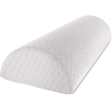 Memory Foam Knee Pillow with Ergonomic HalfMoon Shape for Side Sleepers and Hip Pain Relief