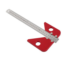 45 Angle Scribe Gauge Set Aluminum Alloy Woodworking Layout Tool