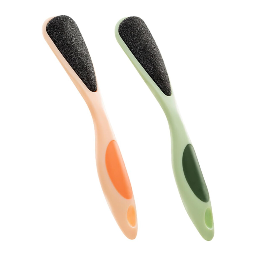 Long Handle Foot Scraper DoubleSided Grinding Foot File For Calluses Exfoliating Hard Skin Ergonomic