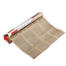 Baking Parchment Paper Roll DoubleSided Nonstick Newspaper Print Greaseproof for Oven and Air Fryer