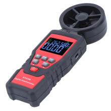 HT625B Lightweight Wind Speed Meter: 8-Blade Low Friction Design