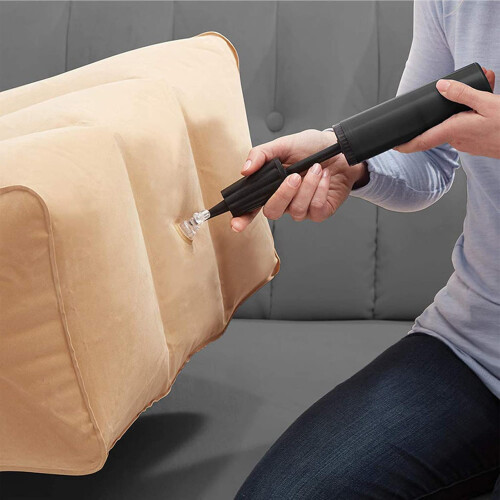 Leg Elevation Pillow, Inflatable Wedge for Swelling Relief, Circulation, Post Surgery Recovery 2