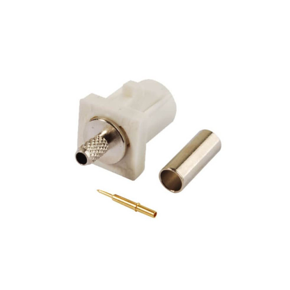 Fakra B Male Car Fm Am Radio Antenna Connector For Rg316 Rg174 Cable, Easy Crimp Installation 9094768938515