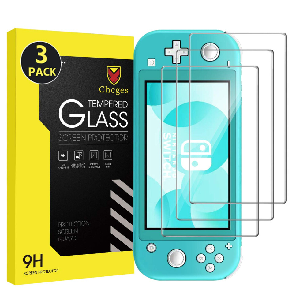 Screen Protector For Nintendo Switch Lite 5.5 Inch 3 Pack Tempered Glass Hd Clear Antifingerprint 9187378937259
