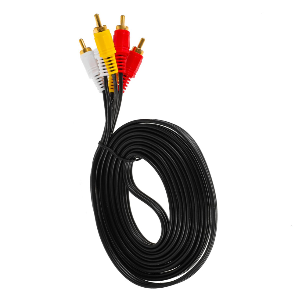 Av Composite Cable 3 Rca To 3 Rca Clear Signal Transmission For Tv Dvd Console Extension 9199774689557