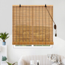 Bamboo Window Shades Natural Light Filtering Privacy Handwoven Indoor Blinds 24x72 Inch