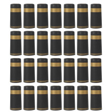 200Pcs Wine Bottle Shrink Caps Red PVC Heat Shrink Capsules for Home Brewing with Easy TearOff