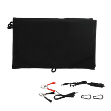 Portable Solar Battery Charger, 12V Waterproof Solar Panel with Trickle Charger Maintainer for Cars, Boats, RVs, Motorcycles