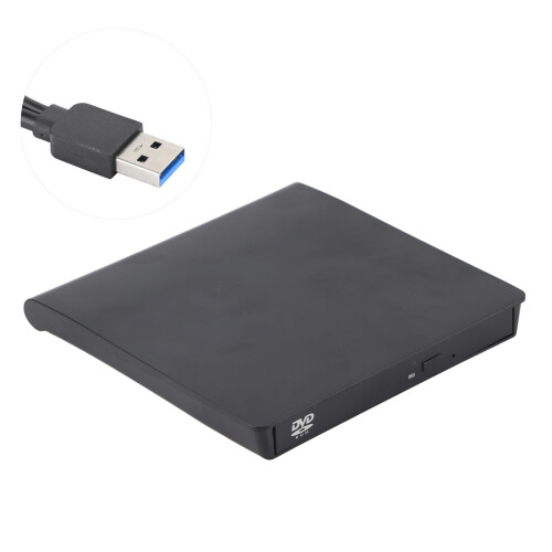 Λεπτή εξωτερική μονάδα εγγραφής USB CD DVD για φορητό υπολογιστή, διπλή διεπαφή τύπου