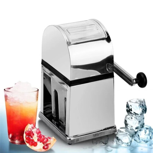 Ice Crusher  Ice Shavers Chopper Manual Snow Cone Smoothie Maker Ice Block Breaking Machine Mud Blender 2