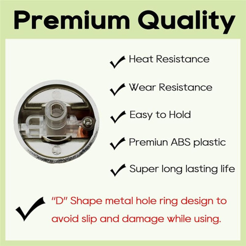 5pcs AEZ73293801 Burner Control Knob Assembly Replacement for  Range/Stove Cooktop, Burner Knob Replace Part 1