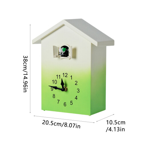 Cuckoo Wall Clock Decorative Clock Cuckoo Clock Volumes-Green 2