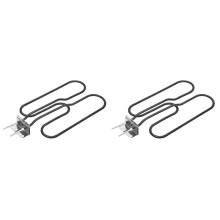 2X 66631 / 65620 Electric Grill Replacement Parts Heating Elements 2200W for Q140 / Q1400 EU Plug