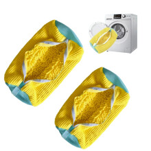Shoe Washing Bag 2 Pack with Durable Mesh, 360 Deep Cleaning, Sneaker Shape Protection for Washer and Dryer