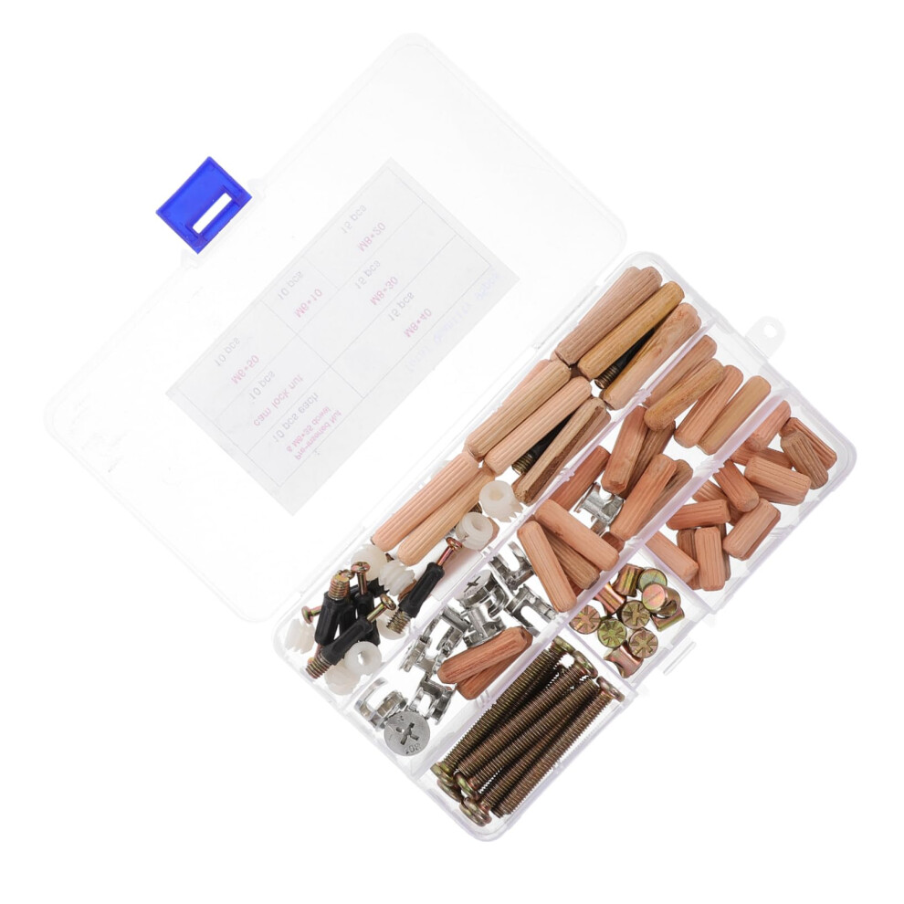 95Pcs Bed Frame Hardware Bolts And Nuts Set For Bunk Bed And Crib Secure Assembly Kit 9094768939635