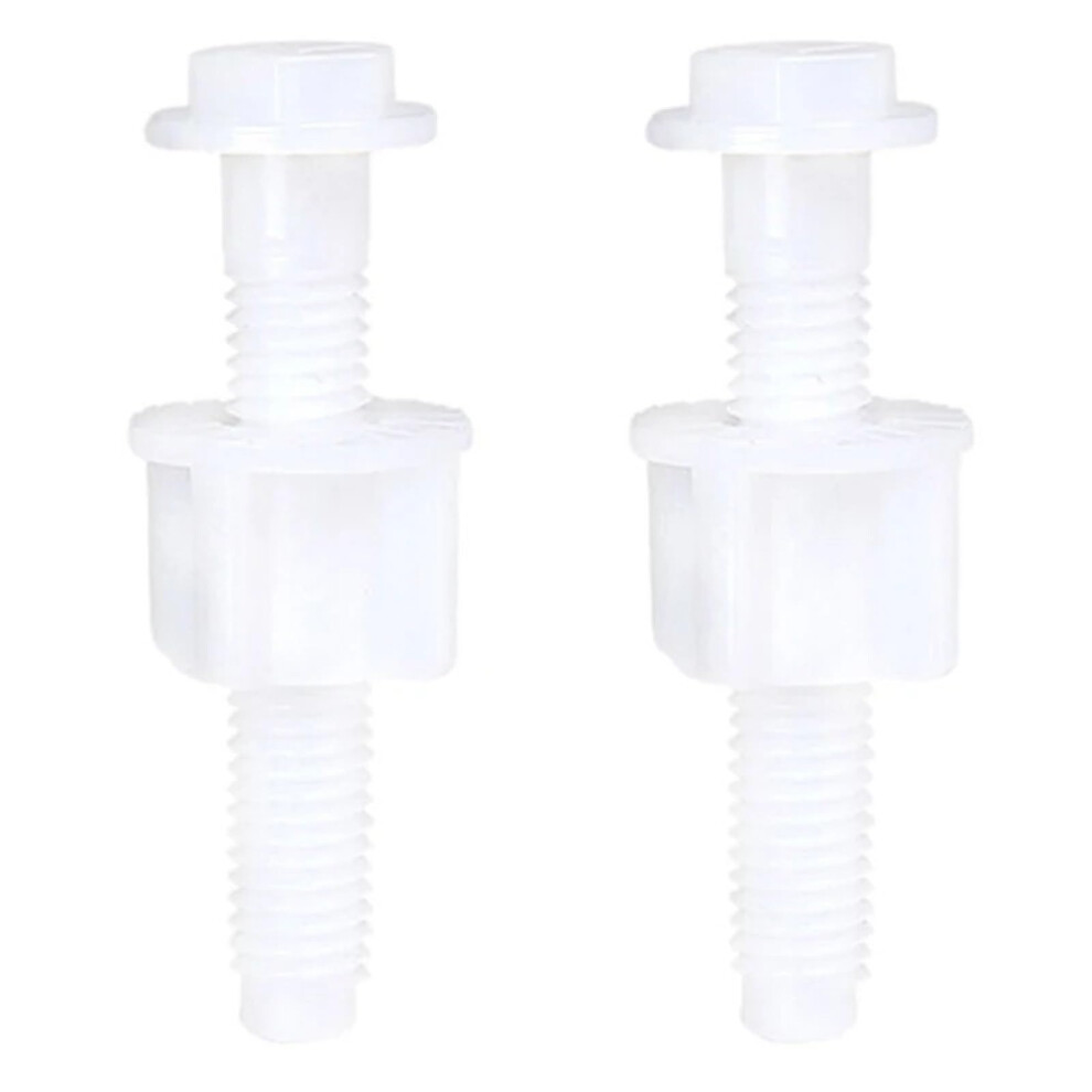 Universal Toilet Seat Hinge Bolts Fixing Kit, Rustresistant Screws, Easy Tool Installation 9187378938126