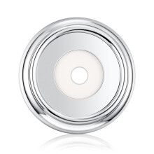 Chrome Tub Spout Escutcheon Ring with Foam Gasket, 11/2 Inch ID x 35/8 Inch OD Bathtub Faucet Cover