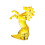 Figurines de cheval debout, Statues de cheval en cristal,-doré 1