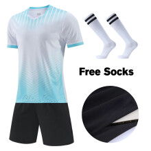 (919 White, 4XL Height 190-200CM) Adult Football Jerseys Shorts Children's Soccer Clothes Maillot de football Men Training Kits Clothing