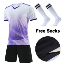 (920 White, L Height 170-175CM) Adult Football Jerseys Shorts Children's Soccer Clothes Maillot de football Men Training Kits Clothing