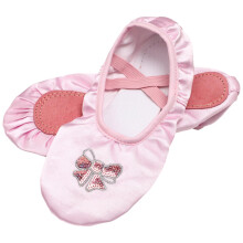 Ballet & Belly Dance Shoes SoftSoled Gymnastics Slippers For Women And Girls 5Pair Pack EU Size 25 Pink