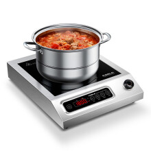 1800W Infrared Electric Cooktop with Dual Heating Zones, Timer, Safety Lock, Ceramic