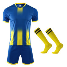 (16 Blue, XS Height 140-150CM) Men Kids Soccer Jerseys Suit Boys Football Uniforms Futebol Shirt Sets Soccer Kit Clothing
