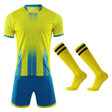 (16 Yellow, 3XS Height 120-130CM) Men Kids Soccer Jerseys Suit Boys Football Uniforms Futebol Shirt Sets Soccer Kit Clothing
