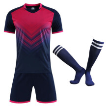 (17 Pink, 4XL Height 185-190cm) Men Kids Soccer Jerseys Suit Boys Football Uniforms Futebol Shirt Sets Soccer Kit Clothing