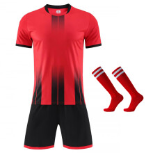 (16 Red, 3XS Height 120-130CM) Men Kids Soccer Jerseys Suit Boys Football Uniforms Futebol Shirt Sets Soccer Kit Clothing