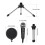Video Microphone Kit with Tripod, Pop Filter & Windshield, 3.5mm Black 11