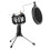 Video Microphone Kit with Tripod, Pop Filter & Windshield, 3.5mm Black 6