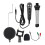 Video Microphone Kit with Tripod, Pop Filter & Windshield, 3.5mm Black 12